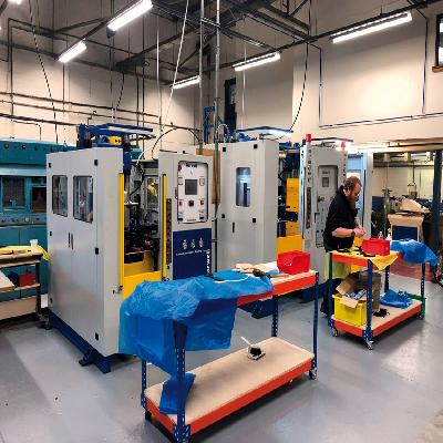 18" x 18" Rubber Compression Moulding Press, 100 Tons